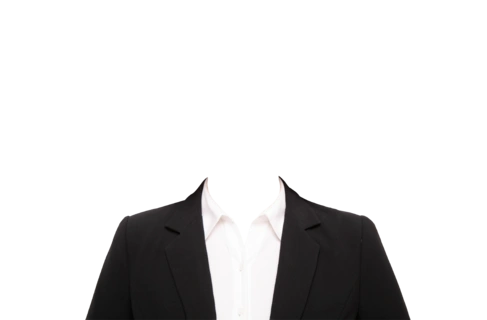 黑西装白衬衣的女性 i>证 /i> i>件 /i>照模板