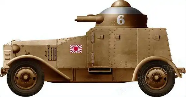 二战日本type87crossley克罗斯利装甲车辆