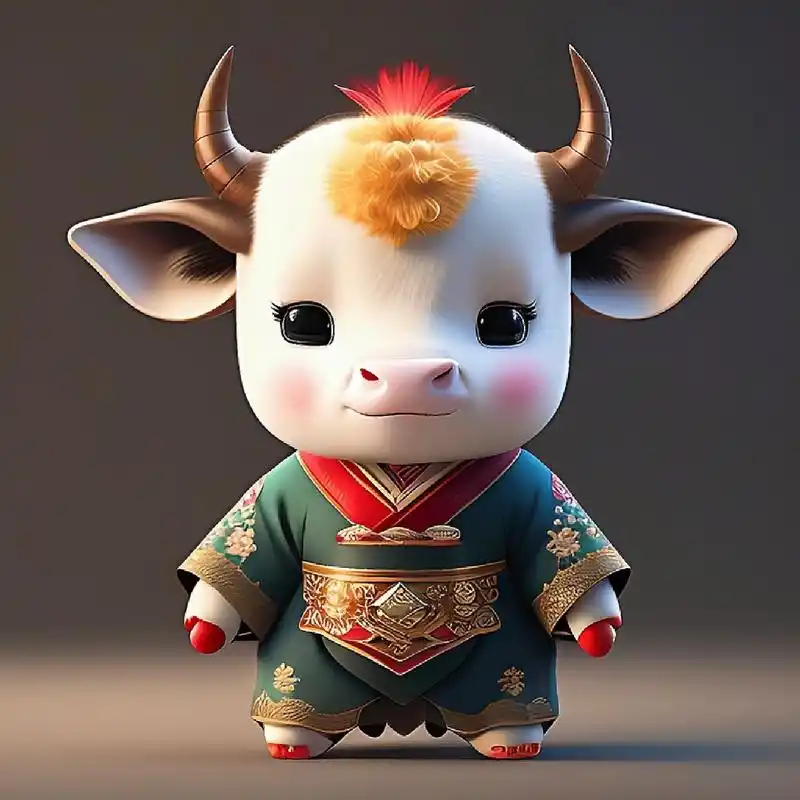 可爱俏皮的小牛宝宝头像!