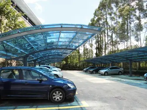 【灿宇停车棚】|夏日遮阳,冬日挡雨-苏州灿宇停车棚