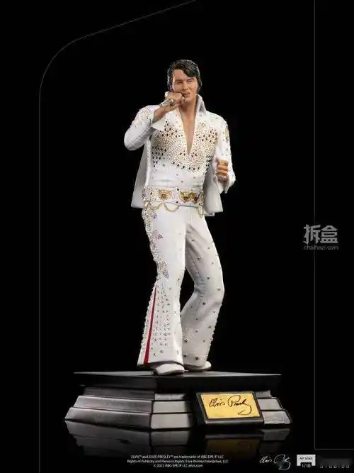 ironstudios猫王elvispresley埃尔维斯普雷斯利110雕像