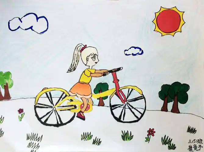 【临钢小学教育集团】三年级美术《一路轻骑》学习成果