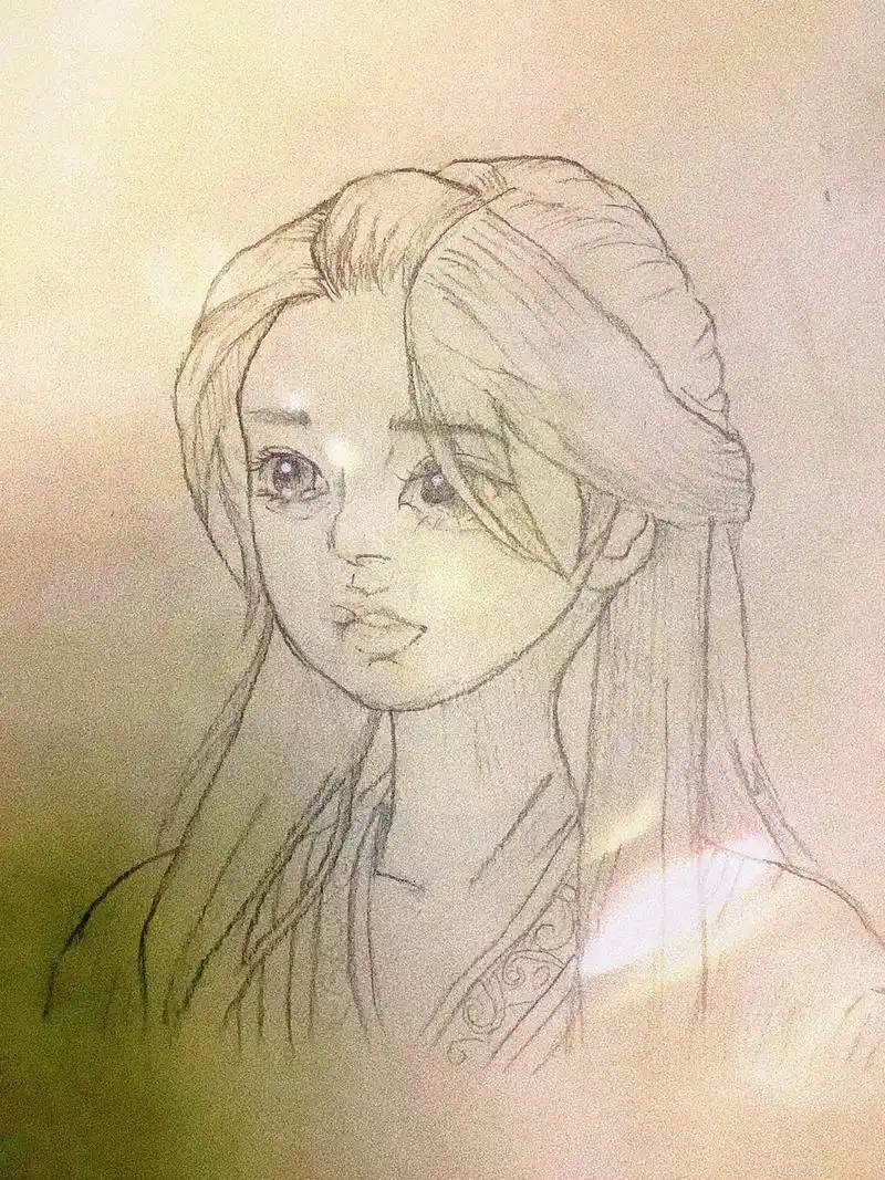 绘画 #素描 #临摹 #星汉灿烂  #赵露思 - 抖音