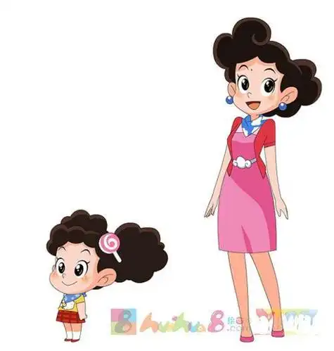 妈妈的简笔画有颜色简笔画怎么画一个穿着围裙的妈妈卡通人物简笔画