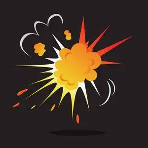 炸弹爆炸的图片