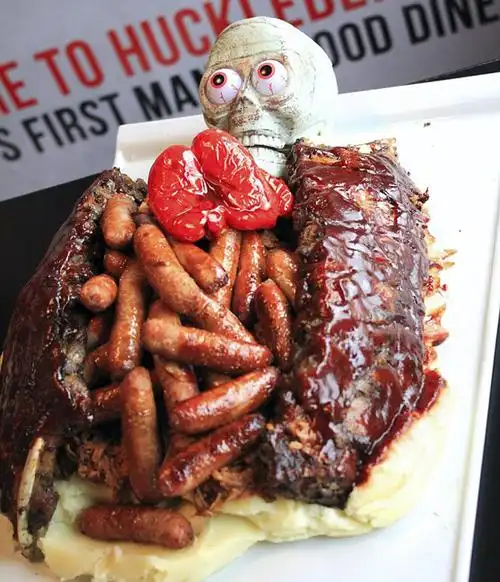 英国餐厅推恐怖料理"血腥骷髅"迎万圣节(组图)