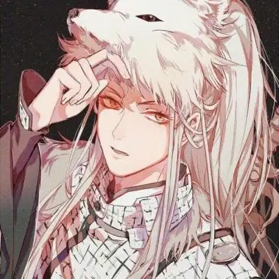 唐崎夜雨手绘清冷气质古风美男头像