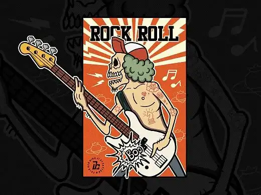 乐队插画贝斯篇