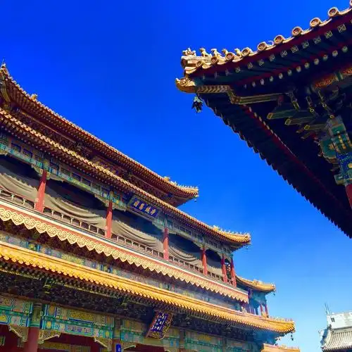 建筑美丽的中国传统故宫背景图片