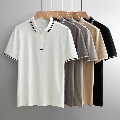 保罗纯棉polo衫男士短袖翻领衣服夏季夏天高端休闲t恤