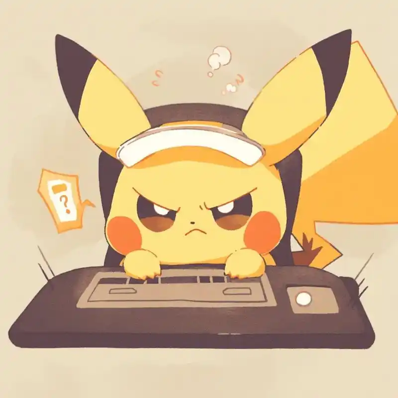皮卡丘头像 | 上班哪有不疯的! 你们这些工作都给我滚粗!