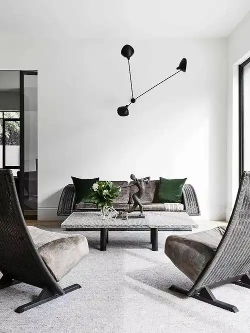 空间| 关于灰色客厅的引人注目的证明|配色|黑色_网易订阅