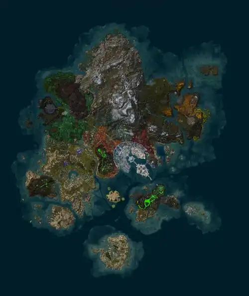 魔兽世界wow破碎群岛卫星图原始地图无水印