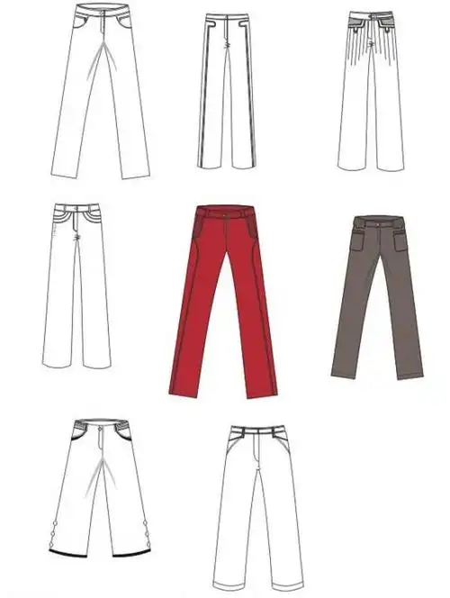 各种各样的裤子图片