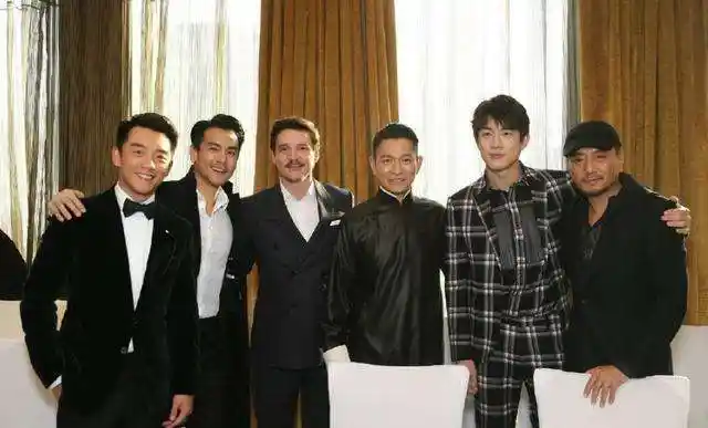 电影演员全是腕儿和小鲜肉啊:刘德华,张涵予,鹿晗,彭于晏,林更新,郑恺