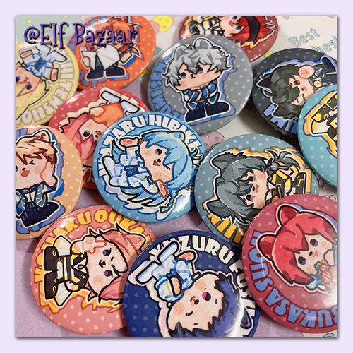 现货#偶像梦幻祭es crazy:b fine knights mini吧唧徽章同人周边