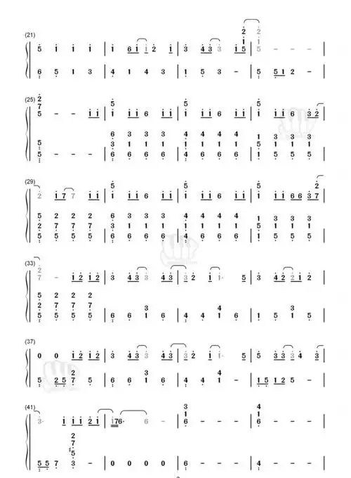 下坠falling简谱抖音2019最火bgm