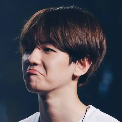 边伯贤exo瘪嘴的你很可爱啊