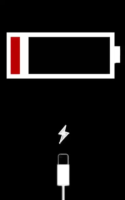 电量不足.自制壁纸.