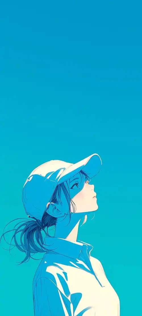 手机壁纸时尚潮流女孩插画壁纸高清版直接保存