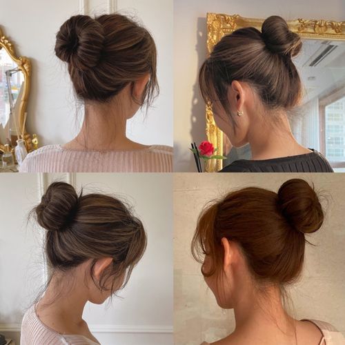 懒人盘头神器女发饰花苞头盘发器固定神器儿童扎丸子头啪啪圈头饰