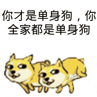 【v粉表情包】关于单身狗