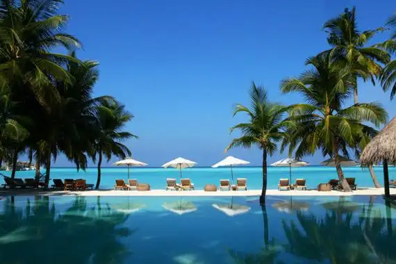 马尔代夫海岛风光,天堂般的梦幻美景