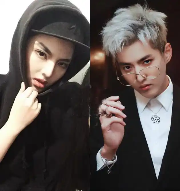 据说这位网友的吴亦凡仿装相似度高达90% 像不像你们说了算