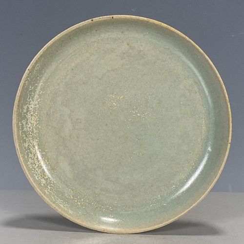 古董瓷器宋代汝窑汝瓷盘子赏盘摆件古玩杂项老物件全品老货旧藏