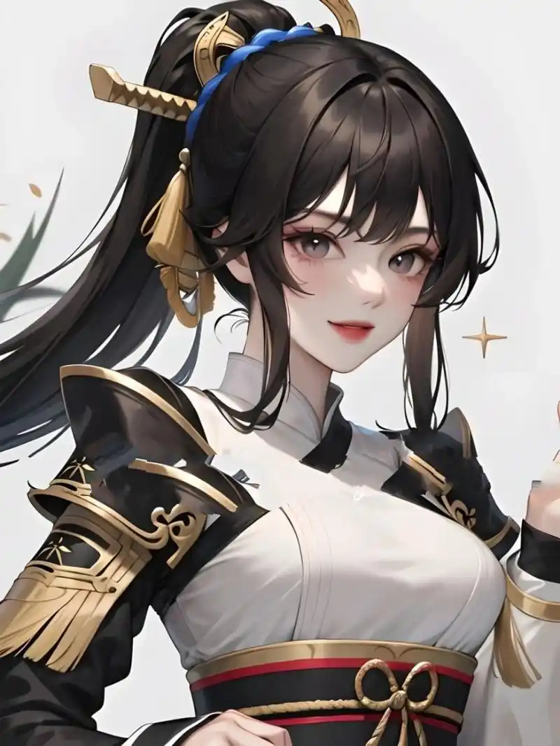 2【古风】英姿飒爽女将军 将军一骑扬红沙,千里烟尘谁不怕.