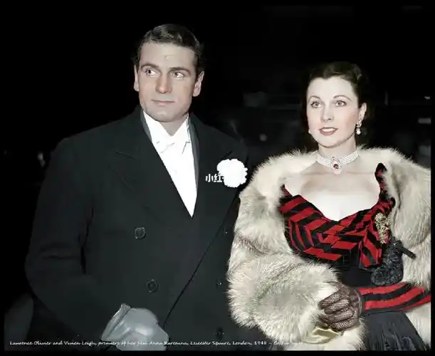 vivien leigh费雯丽和她的丈夫,1948