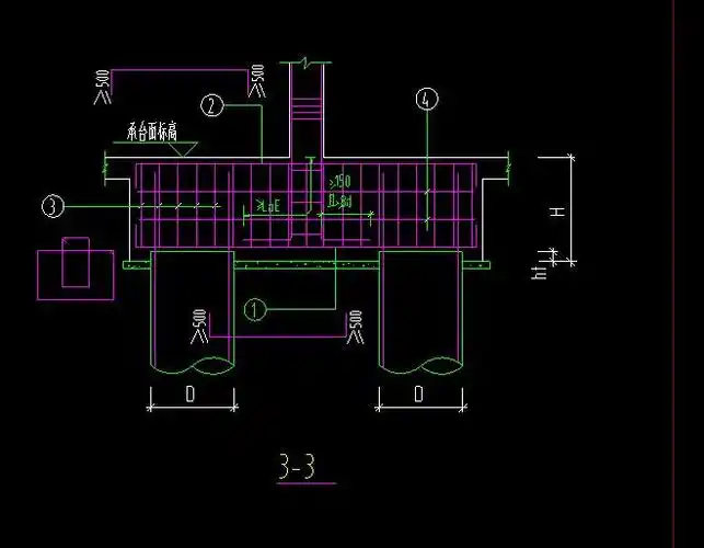 上一个桩承台钢筋问题详图