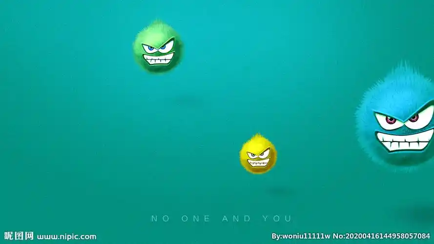 绿毛怪电脑壁纸桌面图片