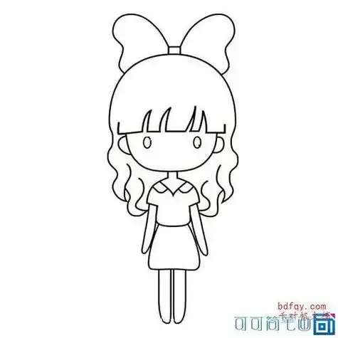 萌图男生简笔画卡通q版超萌的动漫女孩卡通q版超萌的动漫女孩简笔画