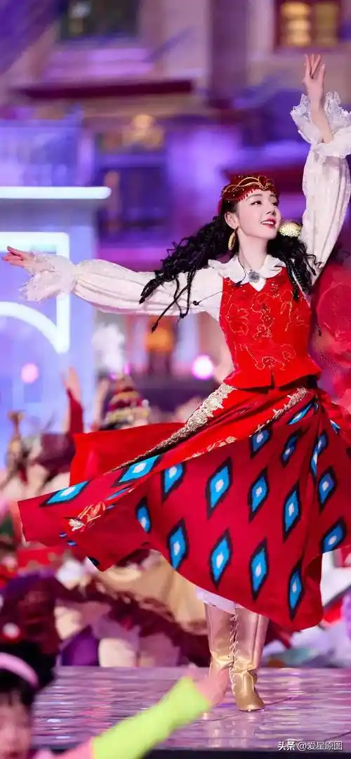 百花迎春-迪丽热巴_舞蹈_舞台_明星