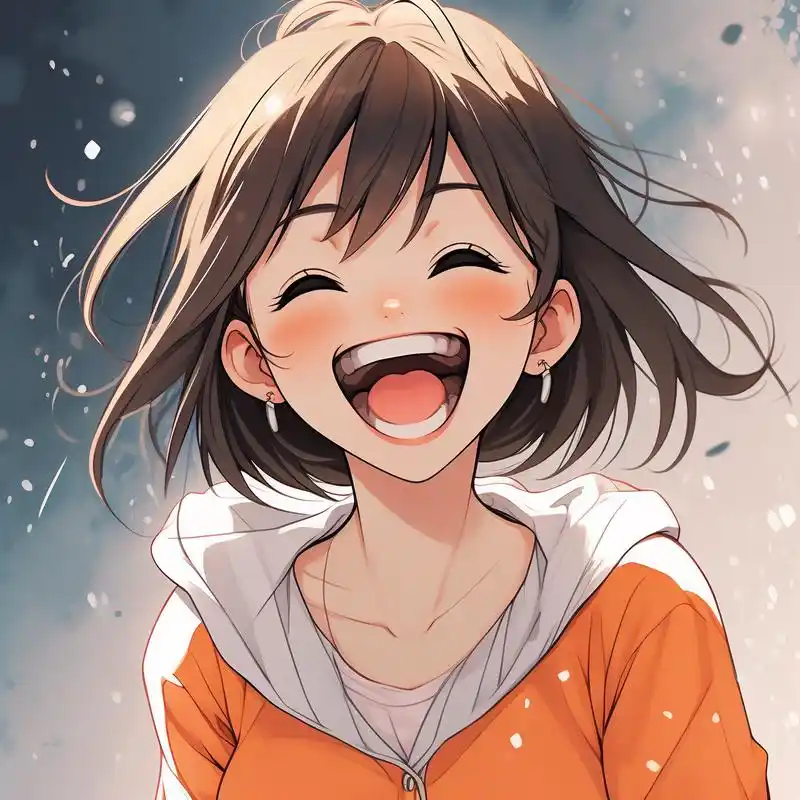 99女孩咧嘴大笑头像集92 亲们,今天给大家带来一组超级治愈的女孩