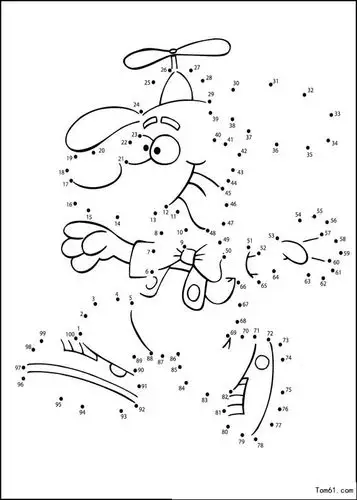 数字连线7图片_简笔画图片_少儿图库_中国儿童资