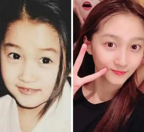 女星和小时候的童年照比照,前四位从小美到大,只有她长残了
