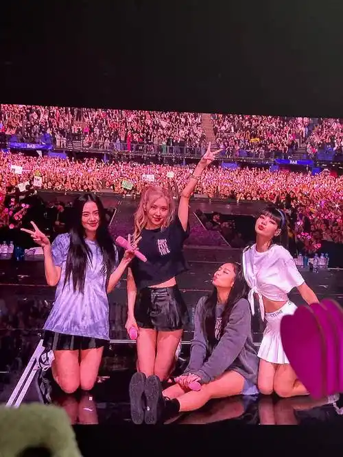 blackpink伦敦演唱会突发状况,jennie台上大喊,演出暂
