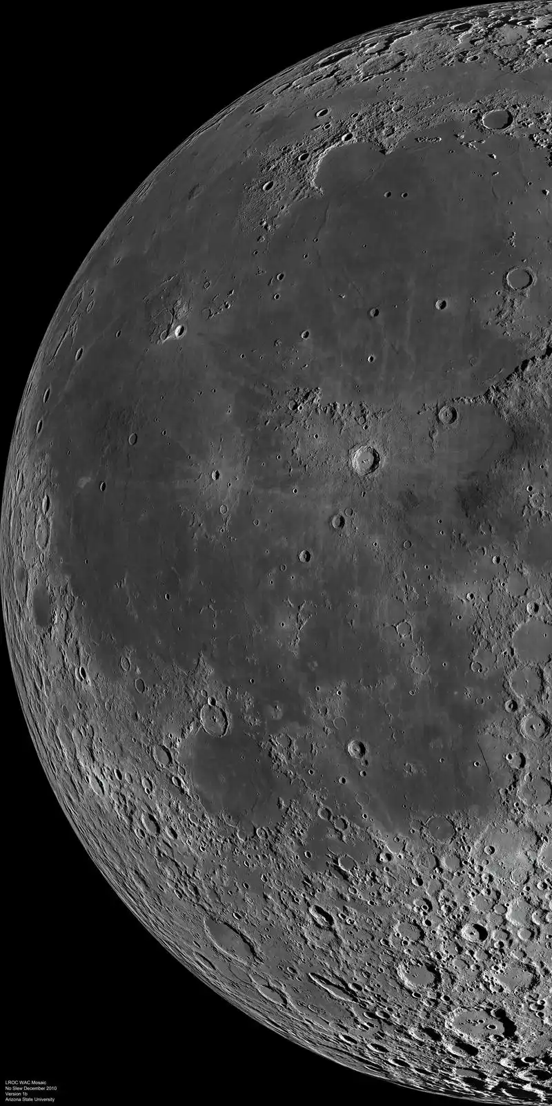 nasa检测器拍摄的5.76亿像素 拼接月亮#月球 #天文  - 抖音