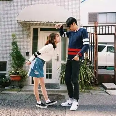 情侣头像小清新love最萌身高差.爱心zz