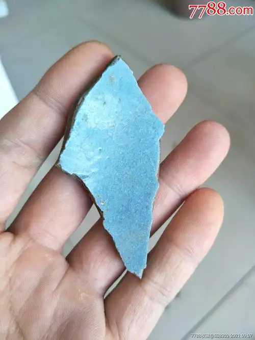 宋元钧窑瓷片残片临清运河古玩店万枚古陶瓷标本馆