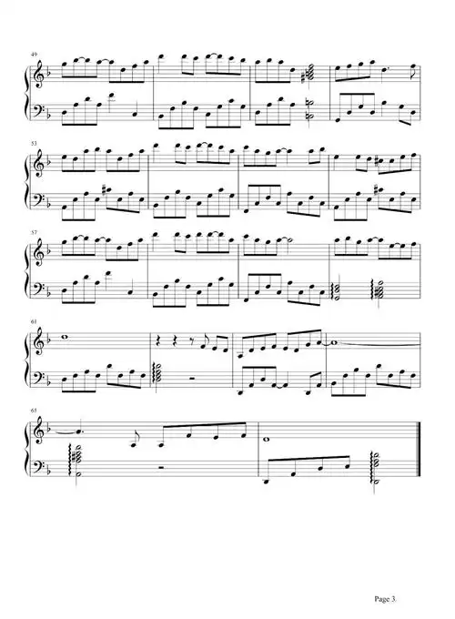 毛不易《借》钢琴谱