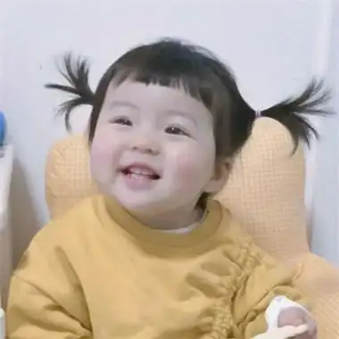 最新版超可爱萌娃情头高清一人一张 情侣头像萌娃一男一女分开