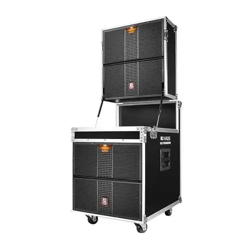 曼龙专业舞台音响大功率户外演出套装15寸低音拉杆广场音箱