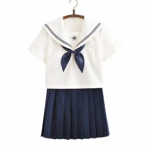 【图】英伦学院派jk制服学院风学生服装水手服春夏校服海军套装,ds辣