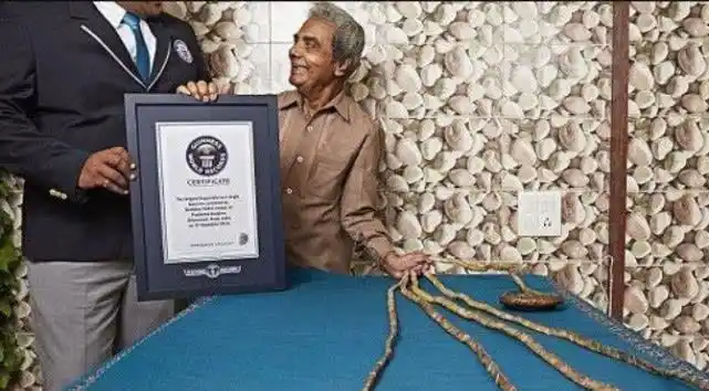 世界上最长的指甲,打破吉尼斯记录,剪掉指甲后发现左手一个问题