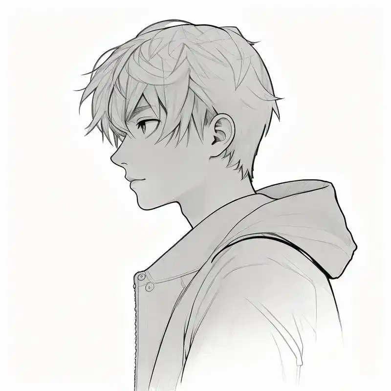 今天给大家带来一组简约风格的男生头像,黑白灰的色调,简洁的线条,是