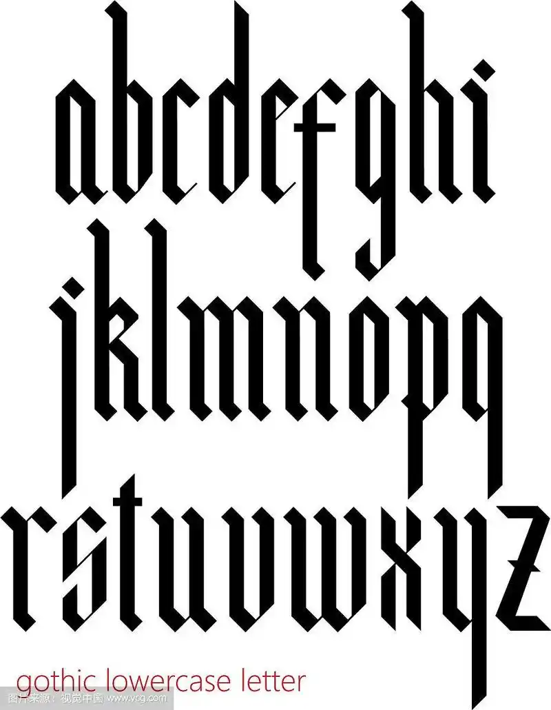黑体现代哥特式字体
