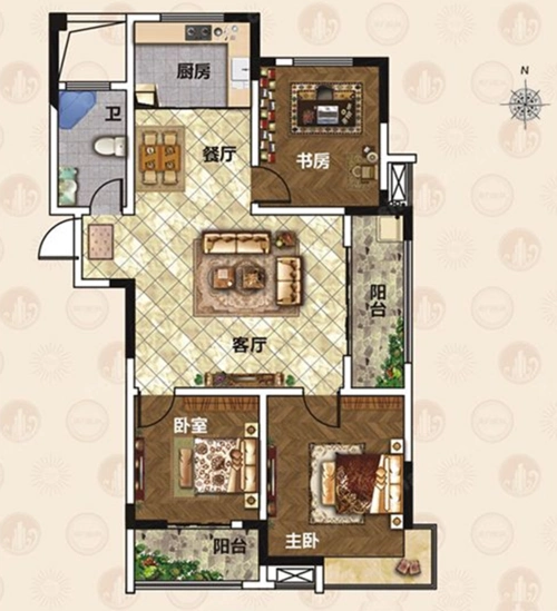 东方蓝海户型图